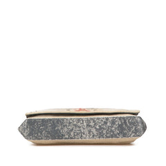 シャネル ココマーク グラフィティ アクト2 チェーン ショルダーバッグ ベージュ キャンバス レディース CHANEL 【中古】