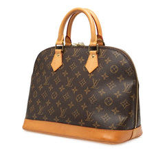 ルイ ヴィトン モノグラム アルマPM ハンドバッグ M51130 ブラウン PVC レザー レディース LOUIS VUITTON 【中古】