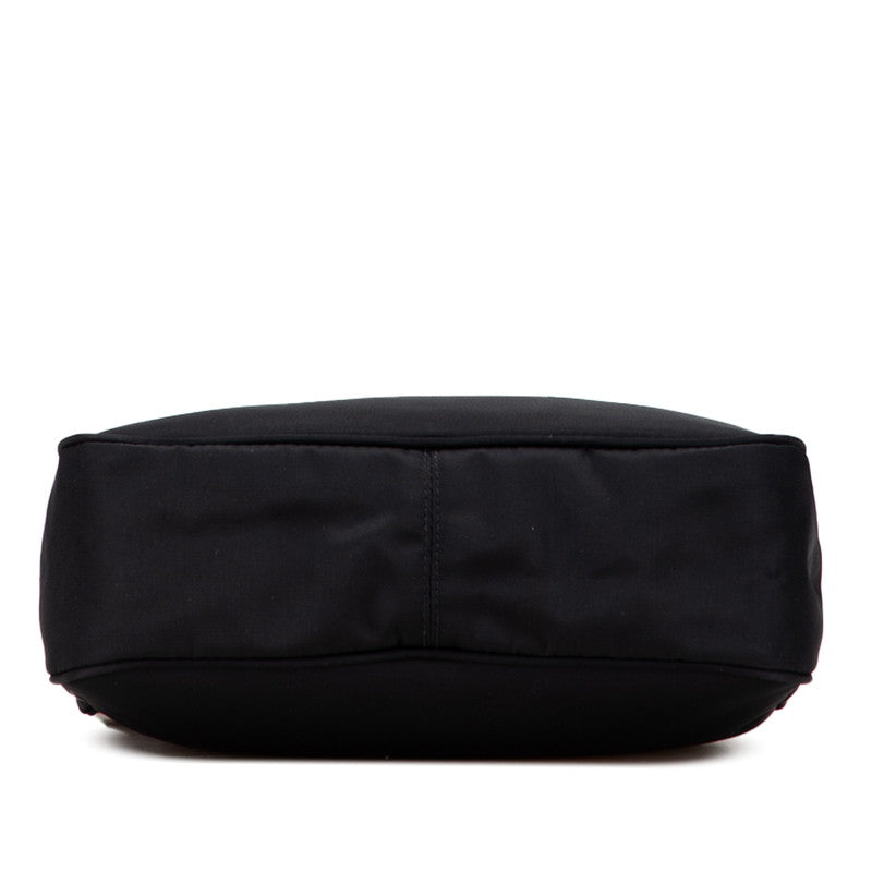 フェンディ FFロゴ ワンショルダーバッグ ハンドバッグ 15328 ブラック ナイロン レザー レディース FENDI 【中古】