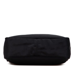 フェンディ FFロゴ ワンショルダーバッグ ハンドバッグ 15328 ブラック ナイロン レザー レディース FENDI 【中古】