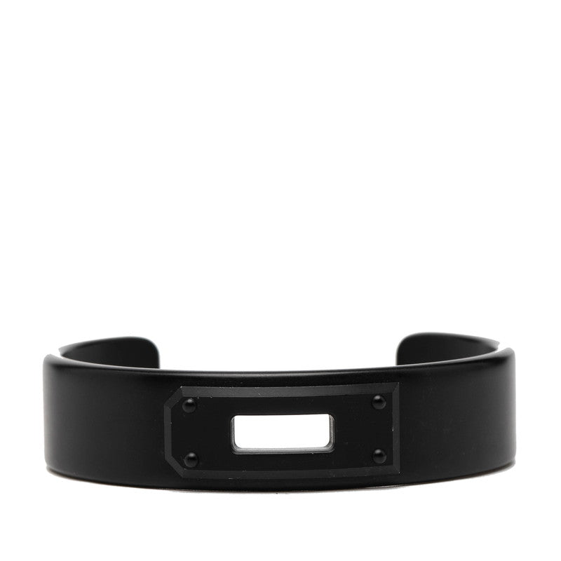エルメス ケリー バングル サイズ T5 ソーブラック メッキ アルミニウム メンズ HERMES 【中古】