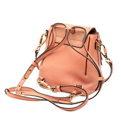 クロエ フェイ リュック バックパック ハンドバッグ 2WAY ピンク系 スウェード レザー レディース Chloe 【中古】