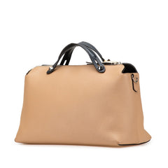 フェンディ バイザウェイ ミディアム ハンドバッグ ショルダーバッグ 2WAY ベージュ ブラック レザー レディース FENDI 【中古】
