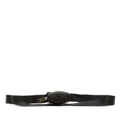 プラダ 三角ロゴプレート ボディバッグ ウエストバッグ ウエストポーチ 1CN076 ブラック ナイロン レディース PRADA 【中古】