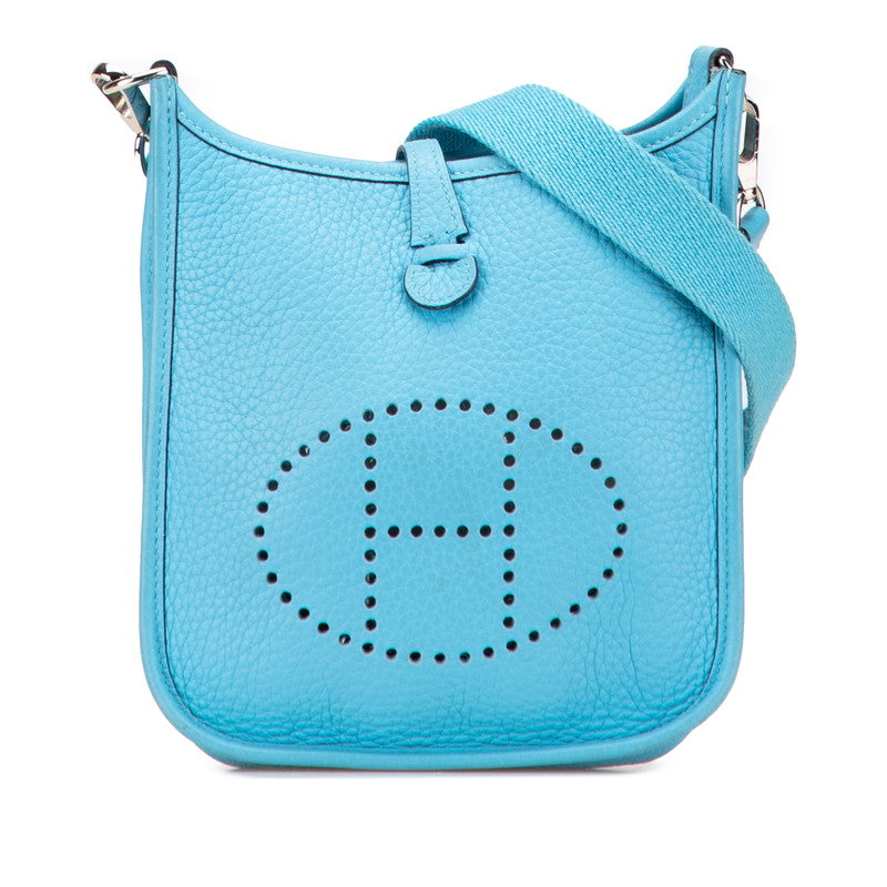 エルメス エヴリンTPM ショルダーバッグ ブルー系 トリヨンクレマンス レディース HERMES 【中古】