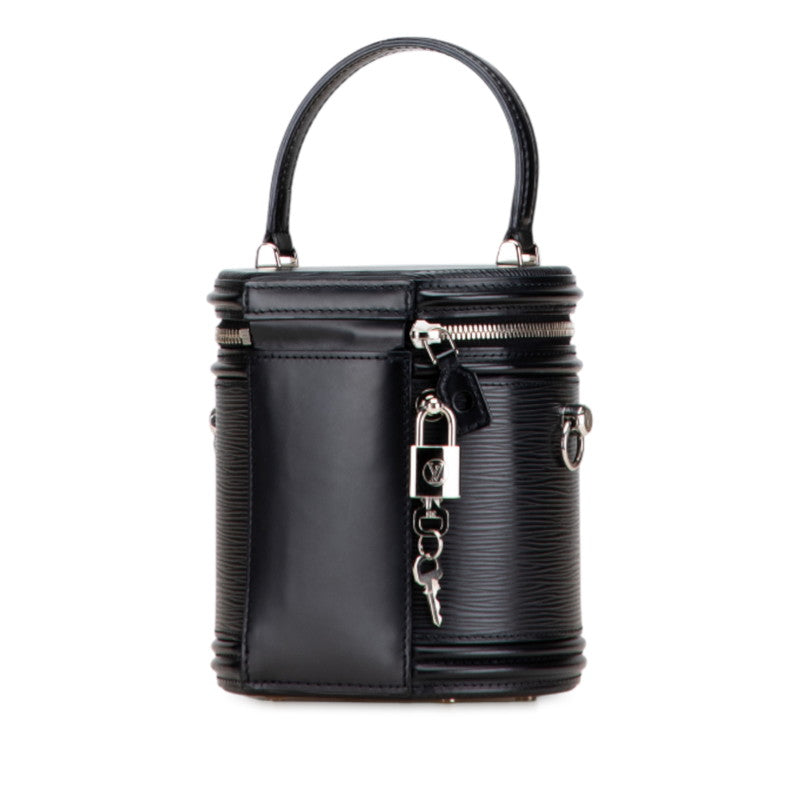 ルイ ヴィトン エピ カンヌ ハンドバッグ ショルダーバッグ 2WAY M52226 ノワール ブラック レザー レディース LOUIS VUITTON 【中古】