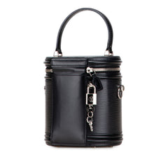 ルイ ヴィトン エピ カンヌ ハンドバッグ ショルダーバッグ 2WAY M52226 ノワール ブラック レザー レディース LOUIS VUITTON 【中古】