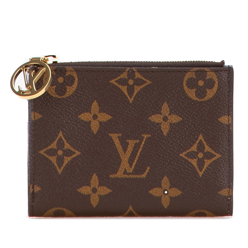 ルイ ヴィトン モノグラム ポルトフォイユ リサ 二つ折り財布 M82415 ブラウン PVC レザー レディース LOUIS VUITTON 【中古】