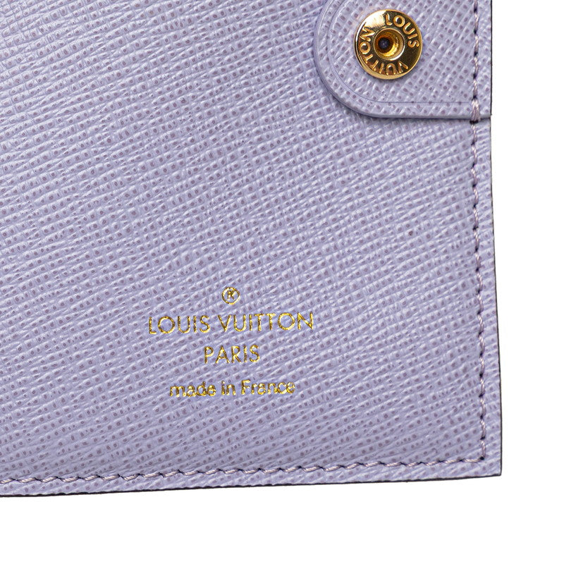 ルイ ヴィトン モノグラム ポルトフォイユ リサ 二つ折り財布 M82415 ブラウン PVC レザー レディース LOUIS VUITTON 【中古】
