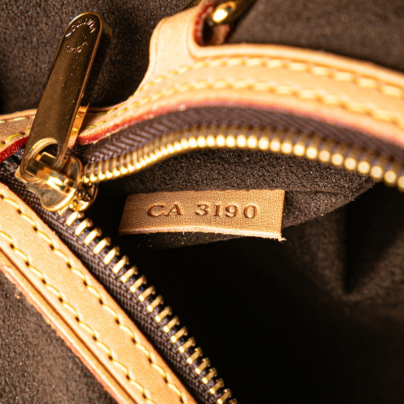 ルイ ヴィトン モノグラム ウィルシャーMM ハンドバッグ トートバッグ M45644 ブラウン PVC レザー レディース LOUIS VUITTON 【中古】