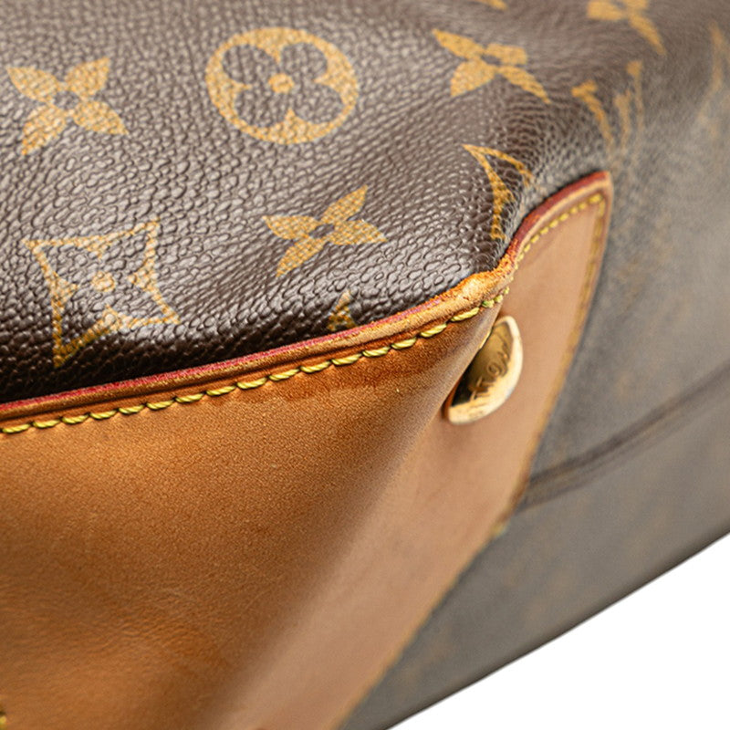 ルイ ヴィトン モノグラム ウィルシャーMM ハンドバッグ トートバッグ M45644 ブラウン PVC レザー レディース LOUIS VUITTON 【中古】