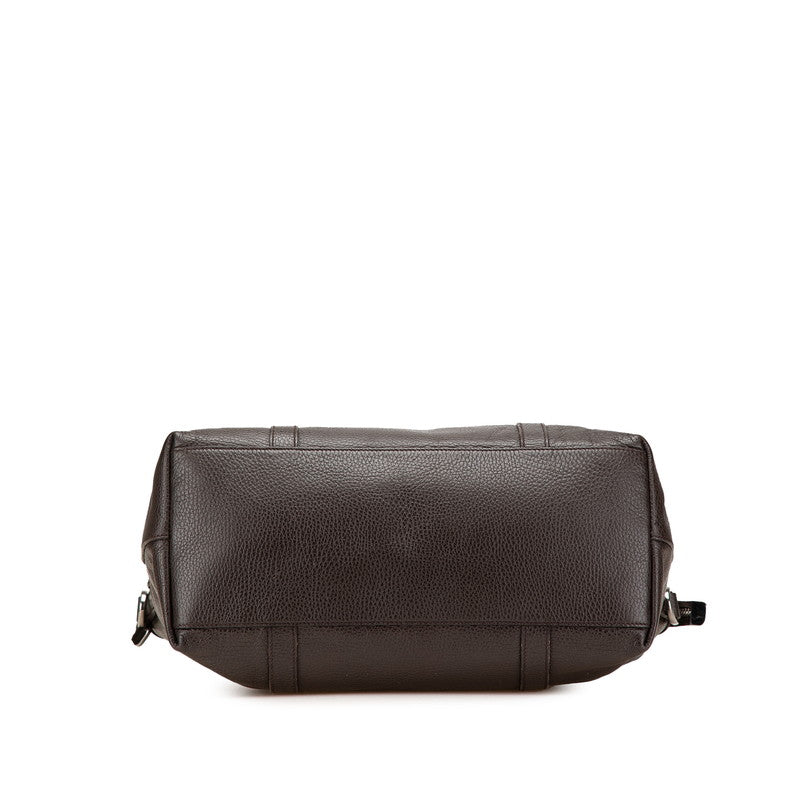 グッチ インターロッキングG ハンドバッグ ショルダーバッグ 2WAY 339551 ブラウン レザー レディース GUCCI 【中古】