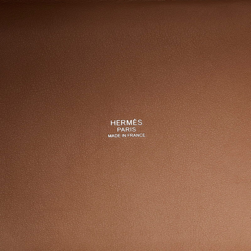エルメス ピコタンロックPM ラッキーデイジー シルバー金具 ハンドバッグ チャイ ローズ スイフト レディース HERMES 【中古】