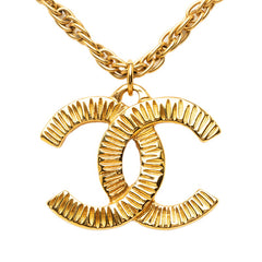 シャネル ヴィンテージ ココマーク チェーン ネックレス ゴールド メッキ レディース CHANEL 中古