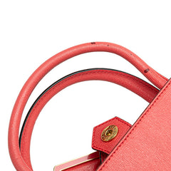 フェンディ プチトゥージュール ハンドバック ショルダーバッグ 2WAY 8BH253 オレンジ ピンク レザー レディース FENDI 【中古】