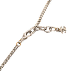 シャネル ココマーク スター 星 ロングネックレス シルバー メタル フェイクパール レディース CHANEL 【中古】