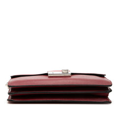 プラダ サフィアーノ ハンドバッグ 2WAY 斜め掛け ショルダーバッグ ワンショルダー レッド レザー レディース PRADA 【中古】