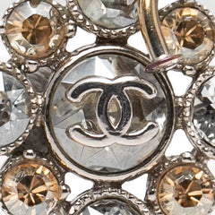 シャネル ココマーク ピアス ゴールド シルバー メッキ メタル ラインストーン レディース CHANEL 【中古】