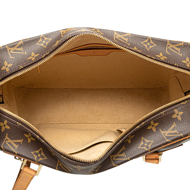 ルイ ヴィトン モノグラム シテGM ハンドバッグ ショルダーバッグ M51181 ブラウン PVC レザー レディース LOUIS VUITTON 【中古】