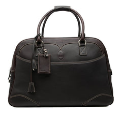 サルヴァトーレフェラガモ ボストンバッグ トラベルバッグ ブラウン レザー レディース Salvatore Ferragamo 中古