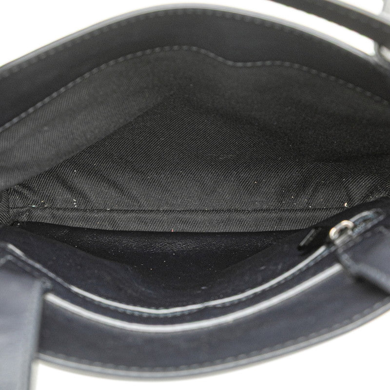 ボッテガヴェネタ イントレチャート ショルダーバッグ ブラック レザー レディース BOTTEGAVENETA 【中古】