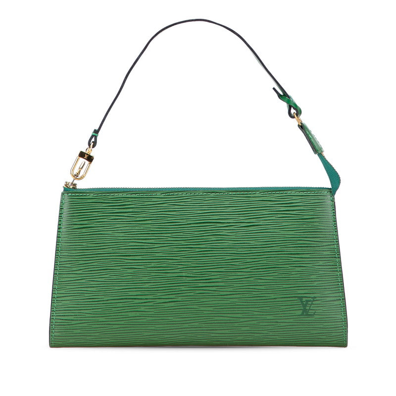 ルイ ヴィトン エピ ポシェット アクセソワール ポシェット M52944 ボルネオグリーン レザー レディース LOUIS VUITTON 【中古】