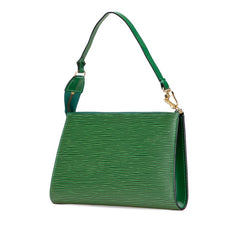 ルイ ヴィトン エピ ポシェット アクセソワール ポシェット M52944 ボルネオグリーン レザー レディース LOUIS VUITTON 【中古】