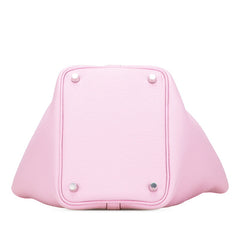 エルメス ピコタンロックPM ハンドバッグ モーヴシルベストル ピンク トリヨンクレマンス レディース HERMES 【中古】