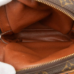 ルイ ヴィトン モノグラム ミニ アマゾン 斜め掛け ショルダーバッグ M45238 ブラウン PVC レザー レディース LOUIS VUITTON 【中古】