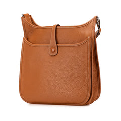 エルメス エヴリン トロワ PM 斜め掛け ショルダーバッグ ブラウン ゴールド トリヨンクレマンス レディース HERMES 【中古】