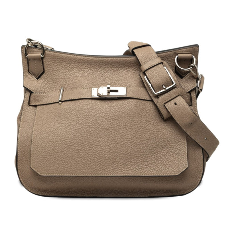 エルメス ジプシエール34 ショルダーバッグ □N 2010 ベージュ系 トリヨンクレマンス レディース HERMES 中古