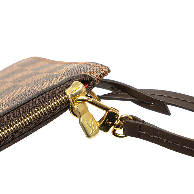 ルイ ヴィトン ダミエ ネヴァーフル 付属品ポーチ ポーチ ブラウン PVC レディース LOUIS VUITTON 【中古】