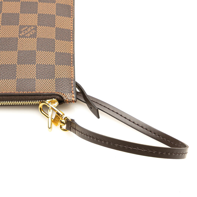 ルイ ヴィトン ダミエ ネヴァーフル 付属品ポーチ ポーチ ブラウン PVC レディース LOUIS VUITTON 【中古】