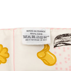 エルメス ツイリー Garde Robe Pop ガルド ローブ ポップ スカーフ ホワイト マルチカラー シルク レディース HERMES 【中古】