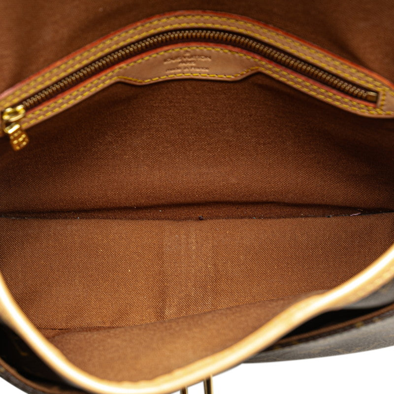 ルイ ヴィトン モノグラム ソローニュ 斜め掛け ショルダーバッグ M42250 ブラウン PVC レザー レディース LOUIS VUITTON 【中古】