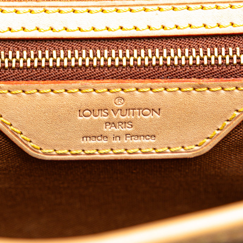 ルイ ヴィトン モノグラム ソローニュ 斜め掛け ショルダーバッグ M42250 ブラウン PVC レザー レディース LOUIS VUITTON 【中古】