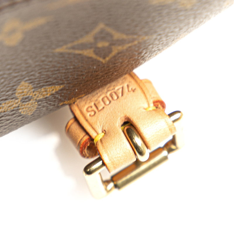 ルイ ヴィトン モノグラム ソローニュ 斜め掛け ショルダーバッグ M42250 ブラウン PVC レザー レディース LOUIS VUITTON 【中古】