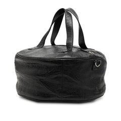 バレンシアガ エアホーボー ハンドバッグ ショルダーバッグ 2WAY 466844 ブラック レザー レディース BALENCIAGA 【中古】
