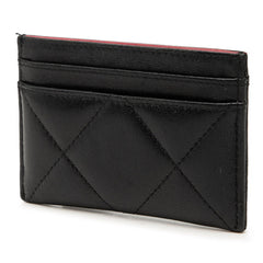 シャネル シャネル19 マトラッセ カードケース 名刺入れ AP1167 ブラック ラムスキン レディース CHANEL 【中古】