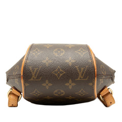 ルイ ヴィトン モノグラム エリプス サック アド リュック バックパック M51125 ブラウン PVC レザー レディース LOUIS VUITTON 中古