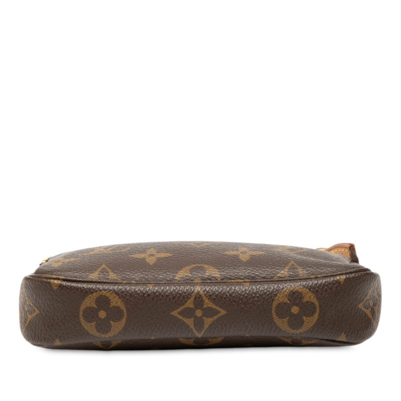 ルイ ヴィトン モノグラム アクセソワール ポーチ ミニハンドバッグ M58009 ブラウン PVC レザー レディース LOUIS VUITTON 【中古】