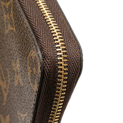 ルイ ヴィトン モノグラム ジッピー コインパース コインケース 小銭入れ M60067 ブラウン PVC レザー レディース LOUIS VUITTON 【中古】
