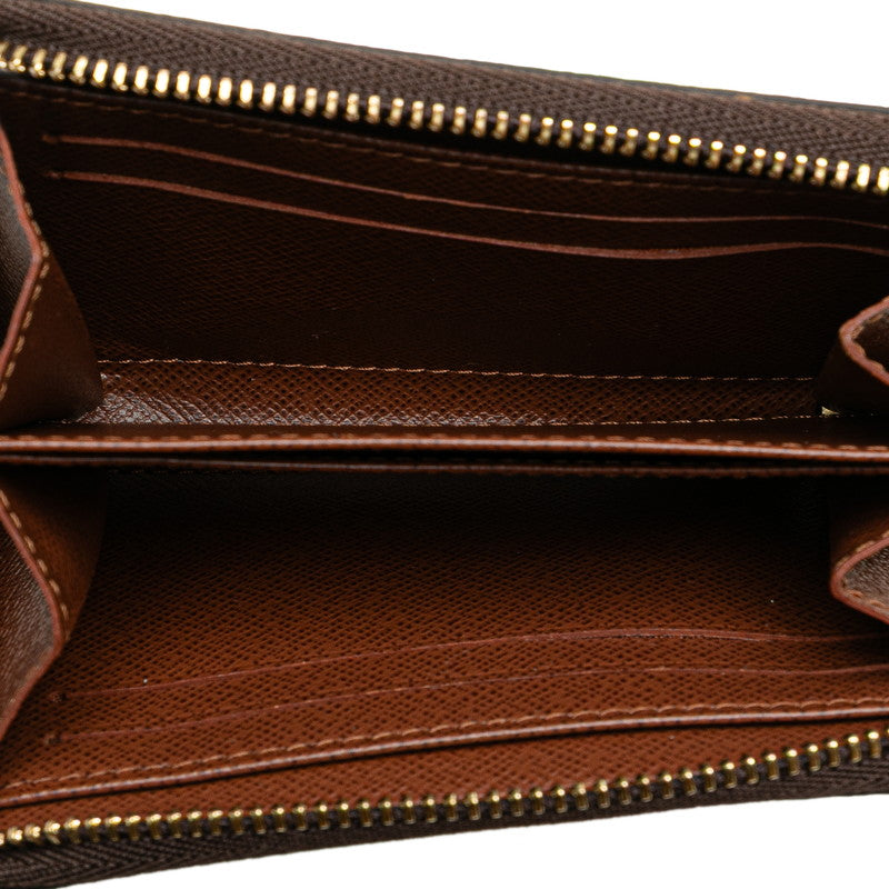 ルイ ヴィトン モノグラム ジッピー コインパース コインケース 小銭入れ M60067 ブラウン PVC レザー レディース LOUIS VUITTON 【中古】