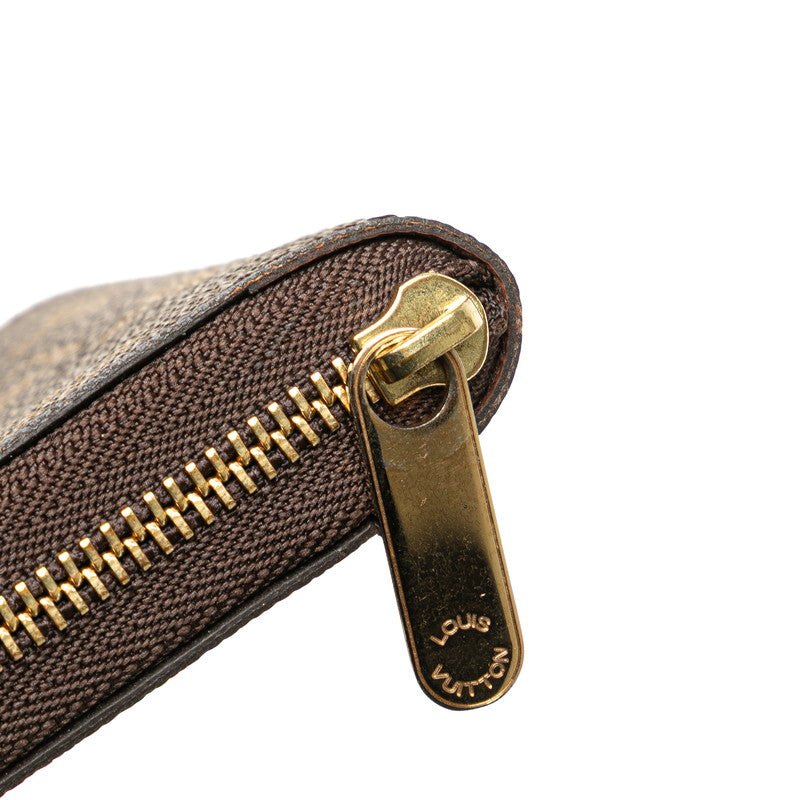 ルイ ヴィトン モノグラム ジッピー コインパース コインケース 小銭入れ M60067 ブラウン PVC レザー レディース LOUIS VUITTON 【中古】