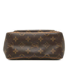 ルイ ヴィトン モノグラム ヴィバシテPM 斜め掛け ショルダーバッグ M51165 ブラウン PVC レザー レディース LOUIS VUITTON 【中古】