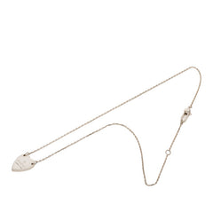 グッチ トレードマーク ハート ペンダント ネックレス SV925 シルバー レディース GUCCI 【中古】