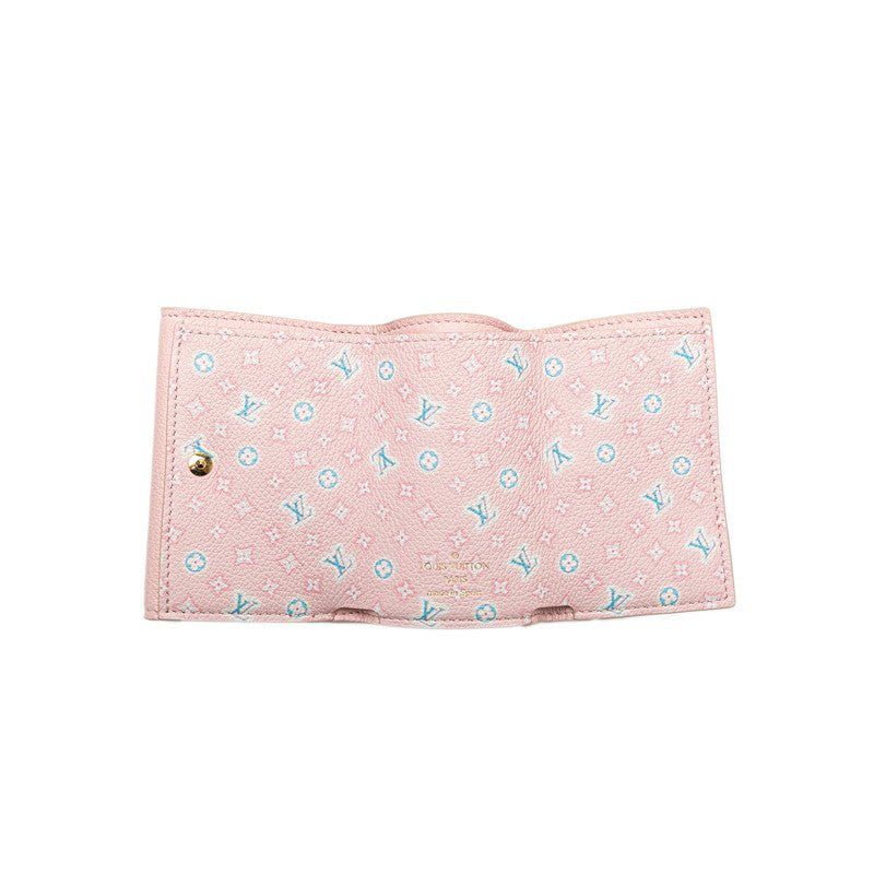 ルイ ヴィトン ポルトフォイユ ロックミニ 三つ折り財布 M80088 ピンク レザー レディース LOUIS VUITTON 【中古】