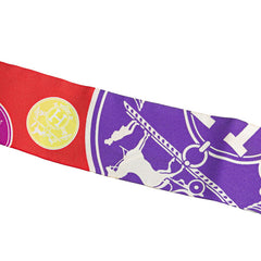 エルメス ツイリー EX-Libris エクスリブリスの紙吹雪 スカーフ マルチカラー シルク レディース HERMES 【中古】