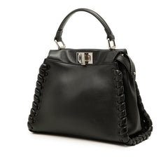 フェンディ ピーカブー ミニ ハンドバッグ ショルダーバッグ 2WAY 8BN244 ブラック レザー レディース FENDI 中古