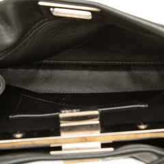 フェンディ ピーカブー ミニ ハンドバッグ ショルダーバッグ 2WAY 8BN244 ブラック レザー レディース FENDI 中古
